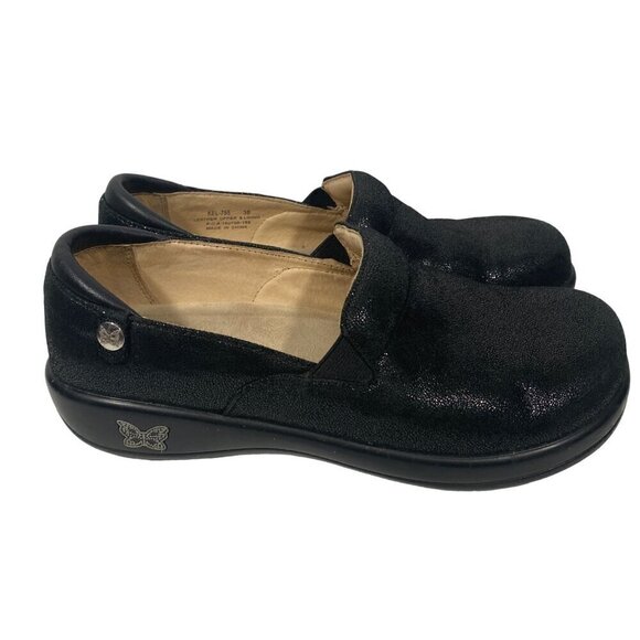 Alegria Keli PRO Black Mosaic slip resistant clog slip on shoe women's 38 - Picture 5 of 13